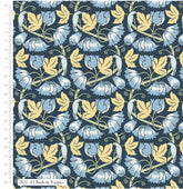 Voysey Birds in Nature-Stoff von V&A, 100 % Baumwolle (2872)